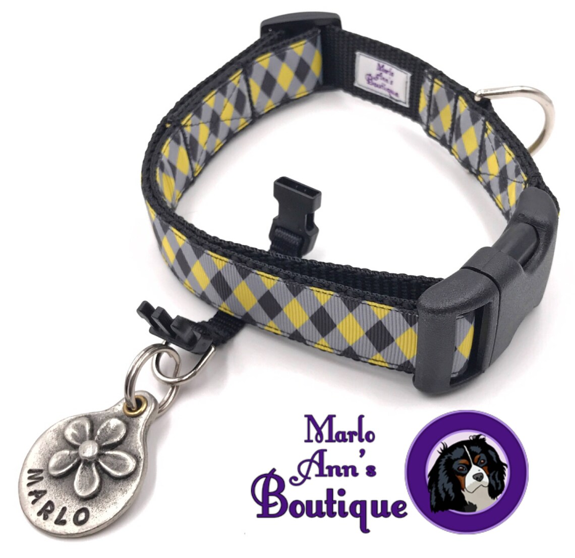 Quick Change Dog Tag Holder Dog Collar Pet ID Changer Pet Etsy