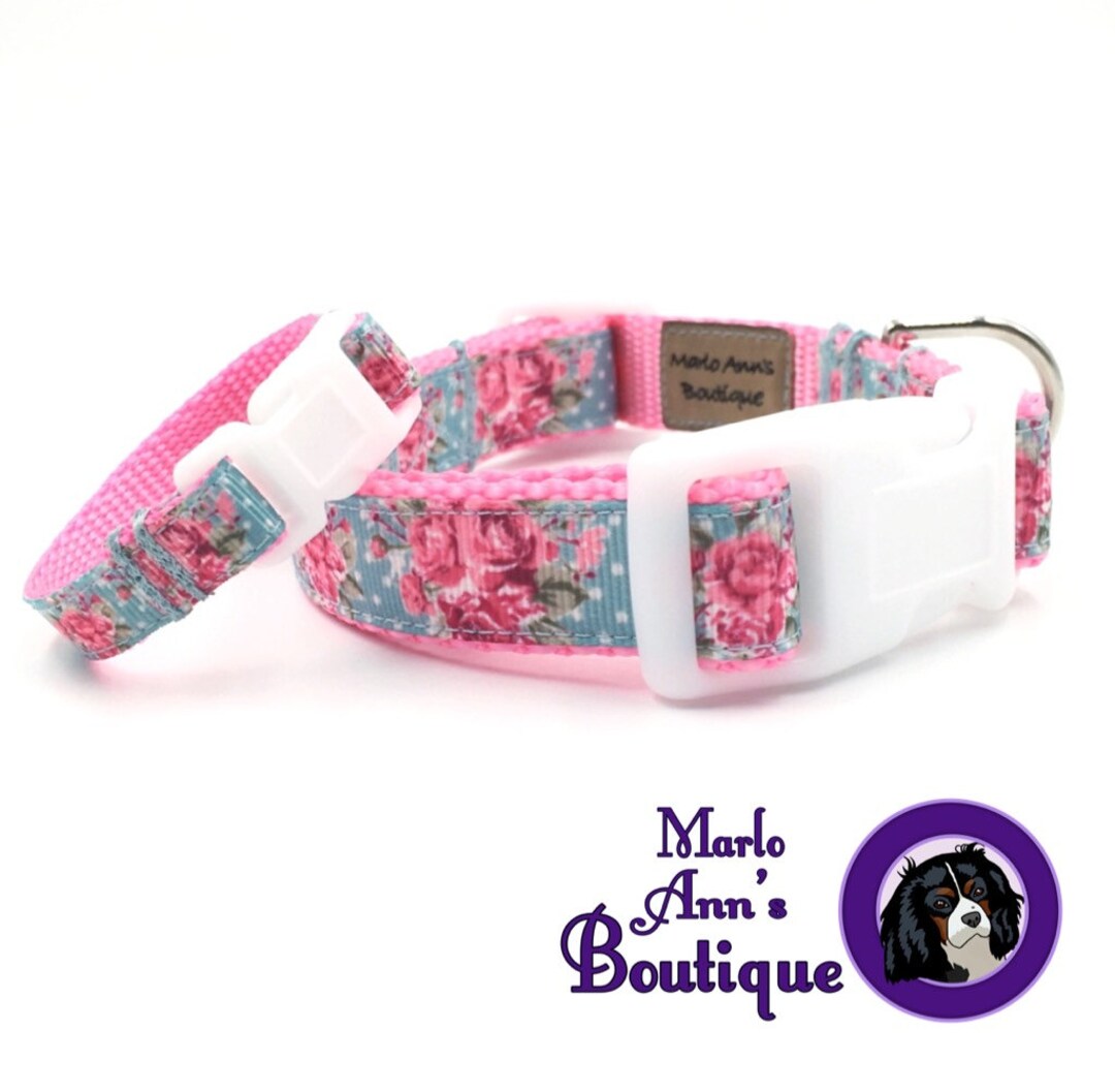 Dog Collar Friendship Bracelet Rose Dog Collar BFF Dog Etsy