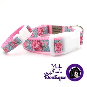 Dog Collar, Friendship, Bracelet, Rose Dog Collar, BFF Dog Collar, BFF Dog Bracelet, Collar and Cuff Set, Best Friend, Dog Is my Best Friend