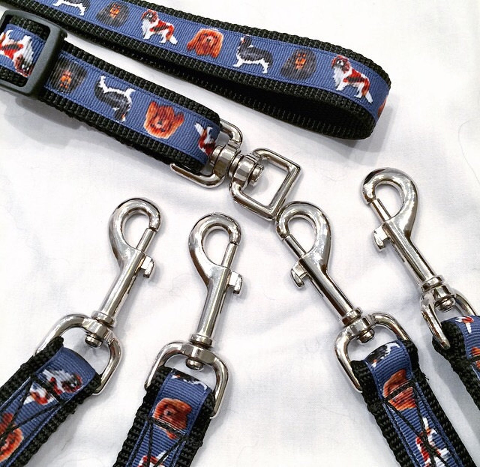 Notangle Dog Leash / Dog Leash Coupler // Nylon Tangle Free Etsy