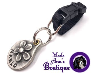 Quick Change Dog Tag Holder, Dog Collar, Pet ID Changer, Pet ID Holder, Pet ID Tag Holder, Tag Holder, Easy Remove Dog Tag Holder, Pet Tag