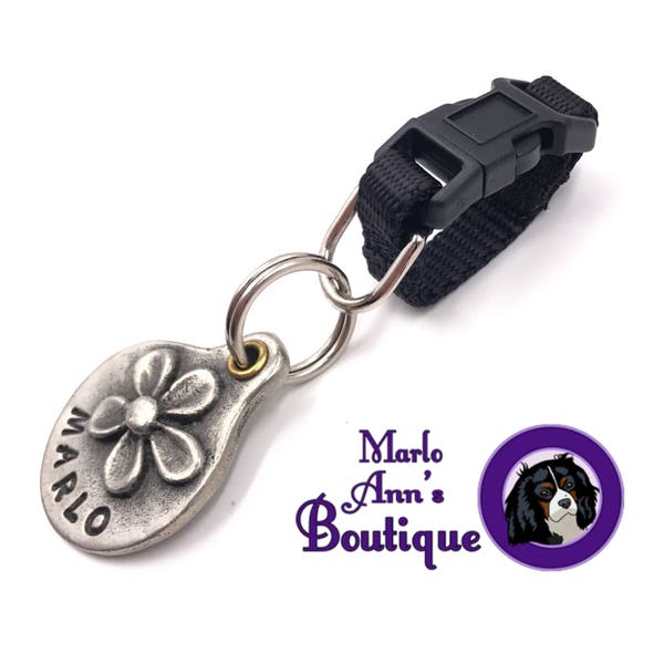 Quick Change Dog Tag Holder, Dog Collar, Pet ID Changer, Pet ID Holder, Pet ID Tag Holder, Tag Holder, Easy Remove Dog Tag Holder, Pet Tag