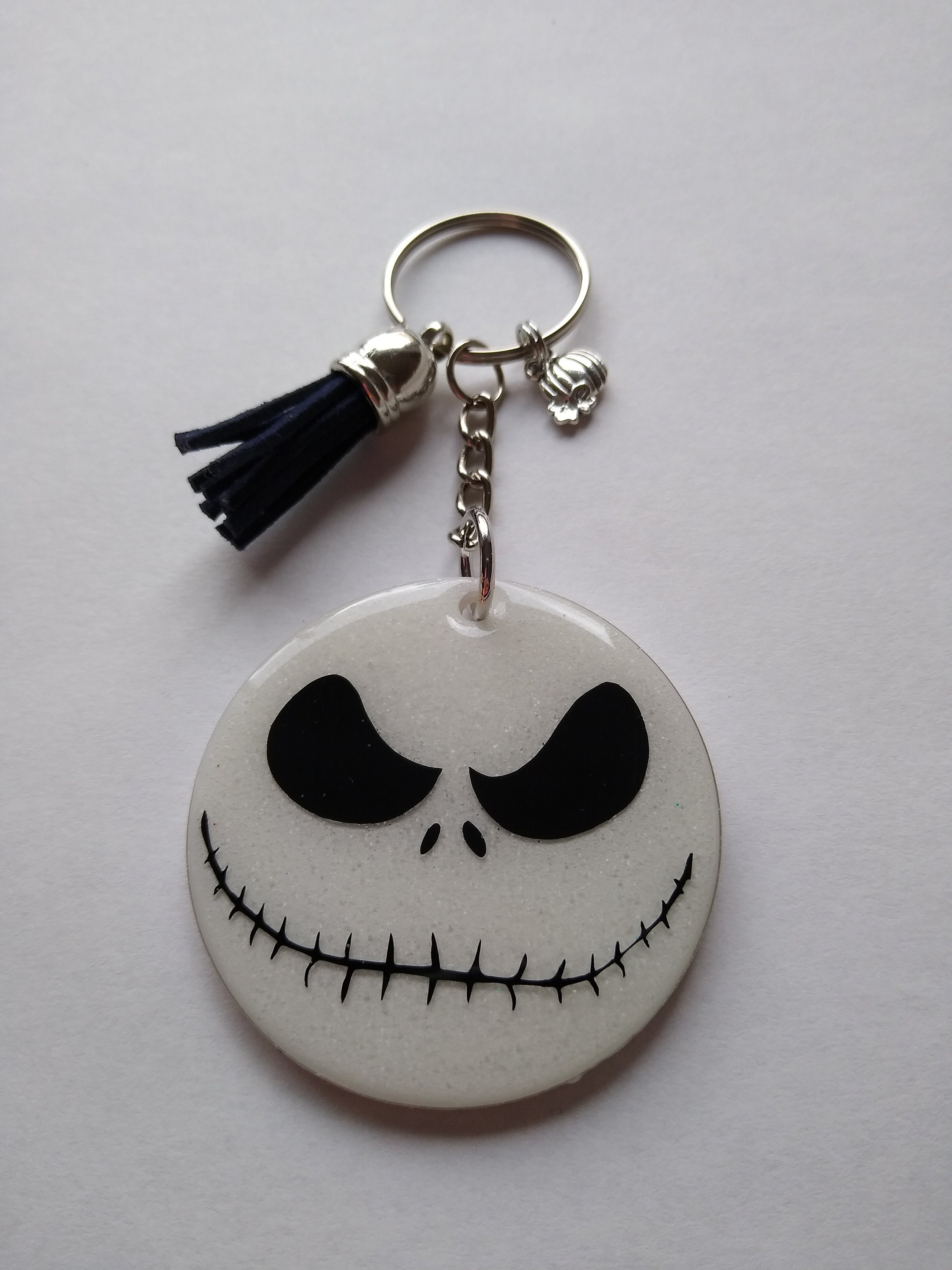 Jack Skellington Keychain Nightmare Before Christmas Etsy