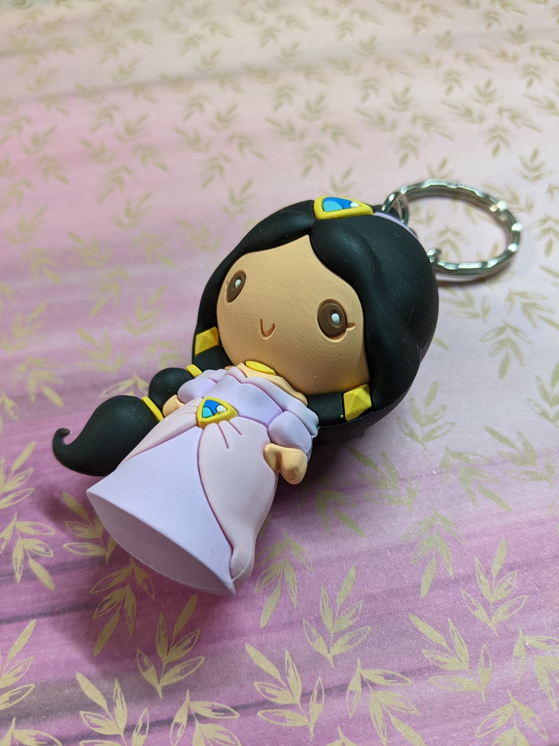 Disney Keychains Princess Jasmine Aladdin 3D Figural Etsy