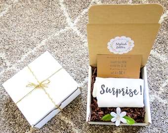 Pregnancy Announcement Surprise Pregnancy Announcement Ideas Baby  Reveal to Family Pregnancy Announcement Box