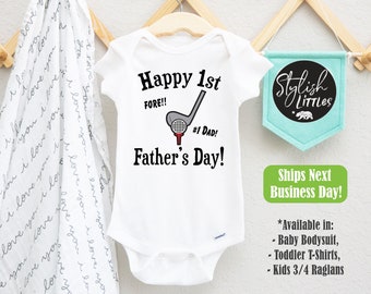 Baby Romper Funny Cat Happy First Fathers Day