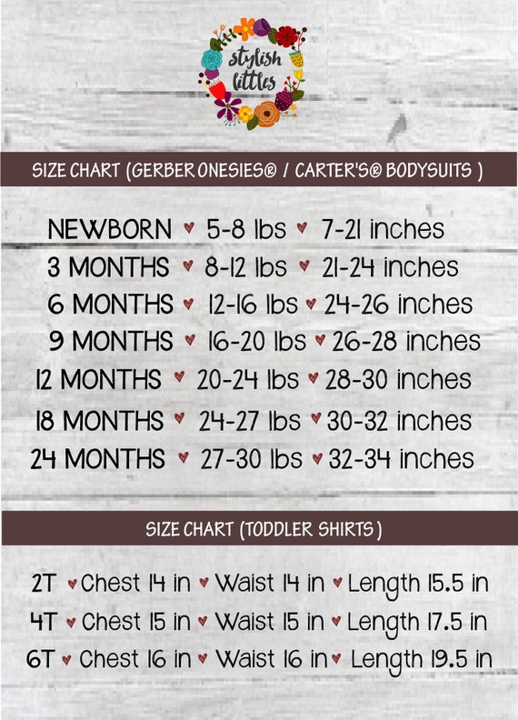 Carter S 6 9 Month Size Chart