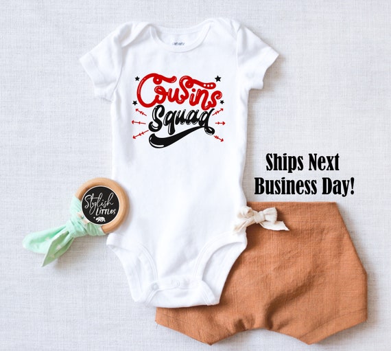 New to the Cousin Crew Baby Onesie Best Cousins Squad Baby