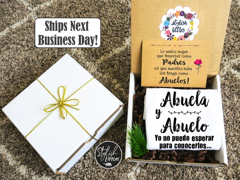 Spanish Pregnancy Announcement Onesie ® a Baby Reveal to Etsy