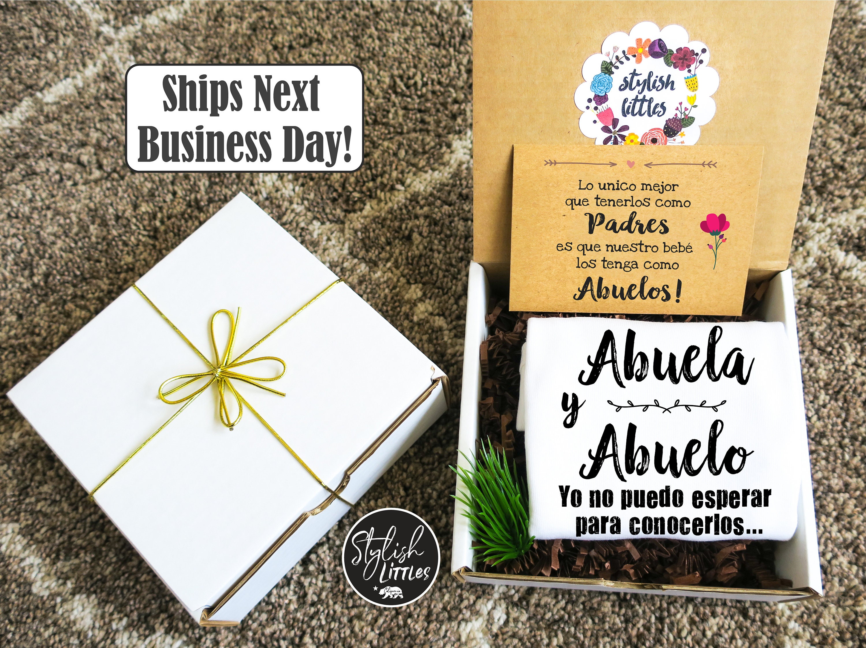 Spanish Pregnancy Announcement Onesie ® a Baby Reveal to Etsy