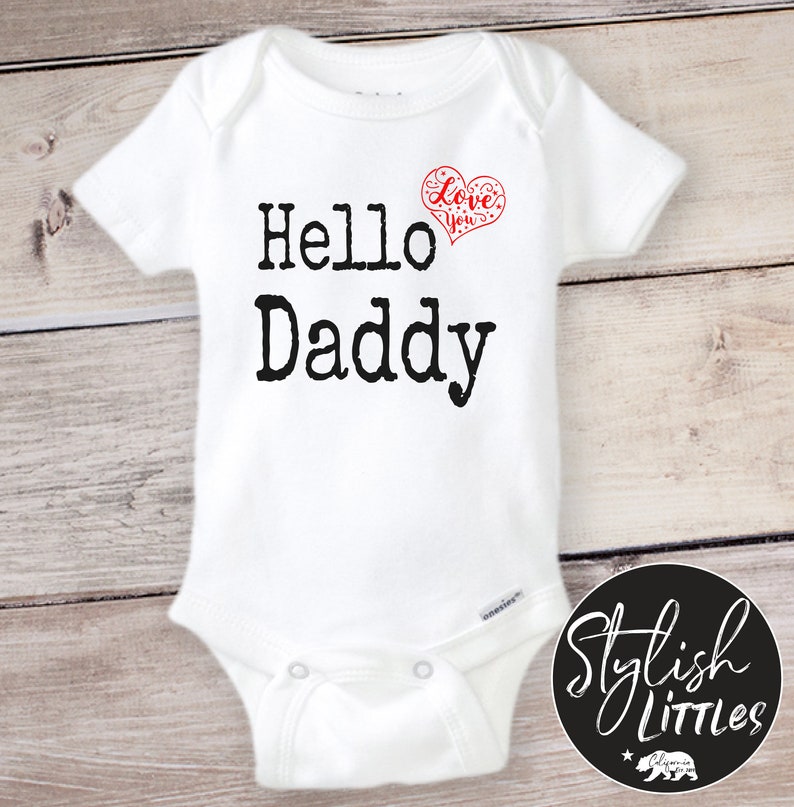 Hello Daddy Love You Baby Reveal Onesie U00ae Gift Box A Personalized Pregnancy Announcement Shirt For The New Daddy Dad Father Husband Papa Girls Clothing Clothing Valresa Com Hello Daddy Love You Baby Reveal Onesie U00ae Gift Box A Personalized Pregnancy Announcement Shirt For The New Daddy Dad Father Husband Papa Girls Clothing Clothing Valresa Com