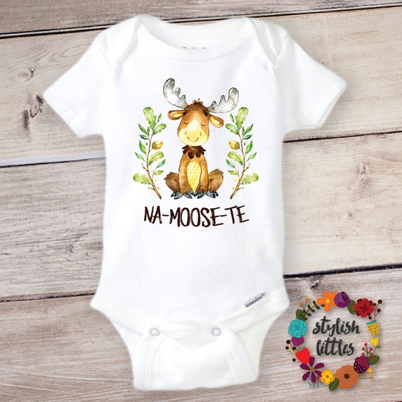 moose onesie baby