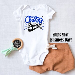 Cousin Squad With Arrows Baby Bodysuit - Family Reunion Onesie Gift