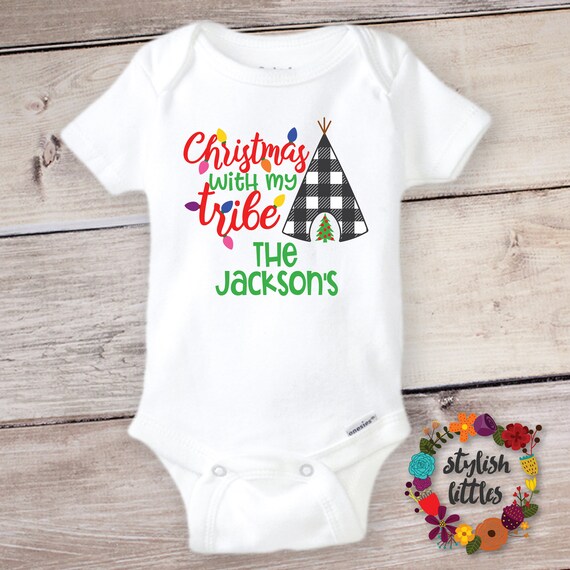 personalized christmas onesies