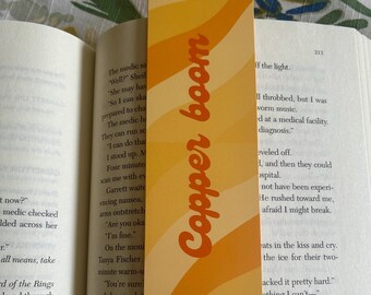 Gilmore Girls Inspired Bookmark, Copper Boom Lorelei Quote Gift, Funny TV Bookmark, Fan Gift for Gilmore Girls Fan, Bookish Gift