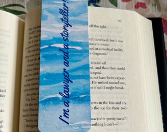 Southern Charm Inspired Bookmark, Lawyer and Storyteller Quote Gift, Bravo Fan Bookmark, Funny Reality TV Gift, Bookish Gift for Him