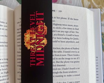 The Office Inspired Bookmark, Threat Level Midnight Gift, Michael Scott Quote Bookmark, Funny TV Show Gift, Bookish Gift for Him