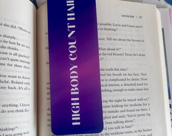 High Body Count Hair Bookmark, RHOSLC Inspired Gift, Bravo Fan Bookmark, Real Housewives of Salt Lake City Gift, Bookish Gift