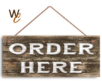 Order here sign | Etsy