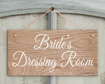 Brides dressing room