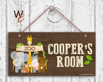 13.75 x 6.9 Inches GSM Brands Coffee Wood Plank Hanging Sign for Kitchen