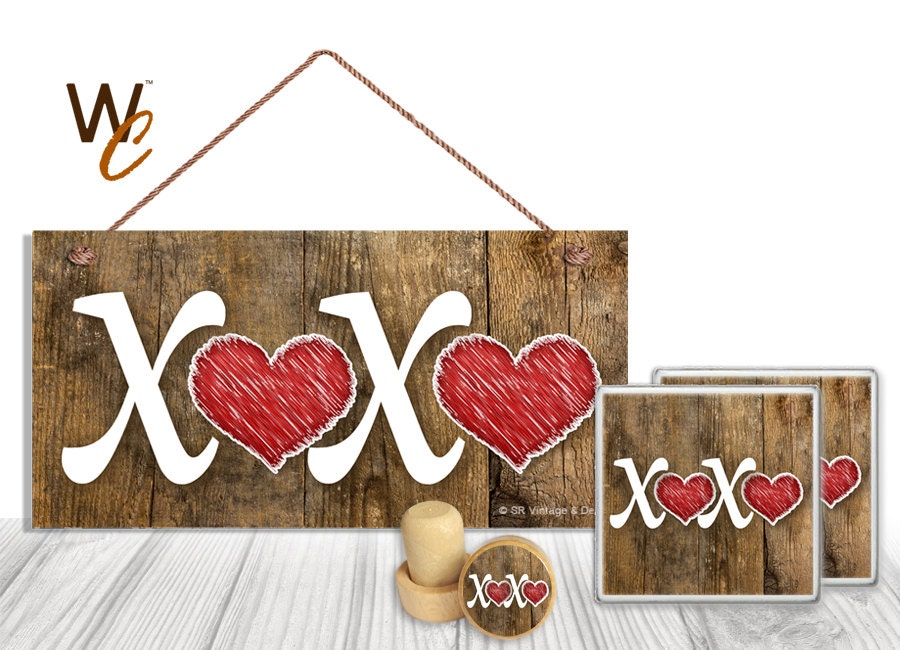 Gift Set 4 PC XOXO Valentine's Gift Set 5 x Etsy