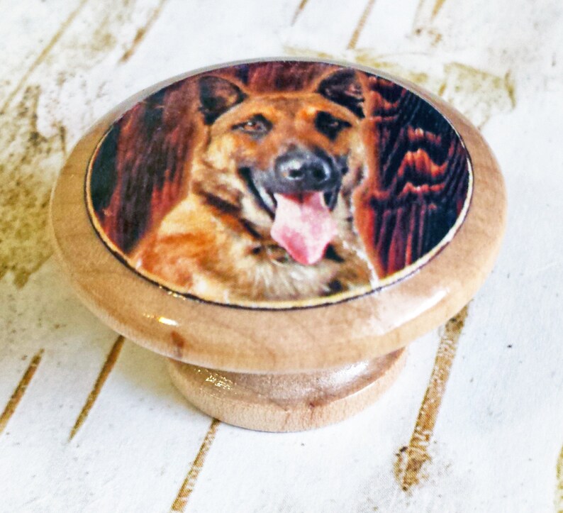 German Shepherd Dog Knobs Pet Dog Dresser Knobs Shepard, Cabin Decor Mans Best Friend Drawer Pulls Cabinet Pull Handles