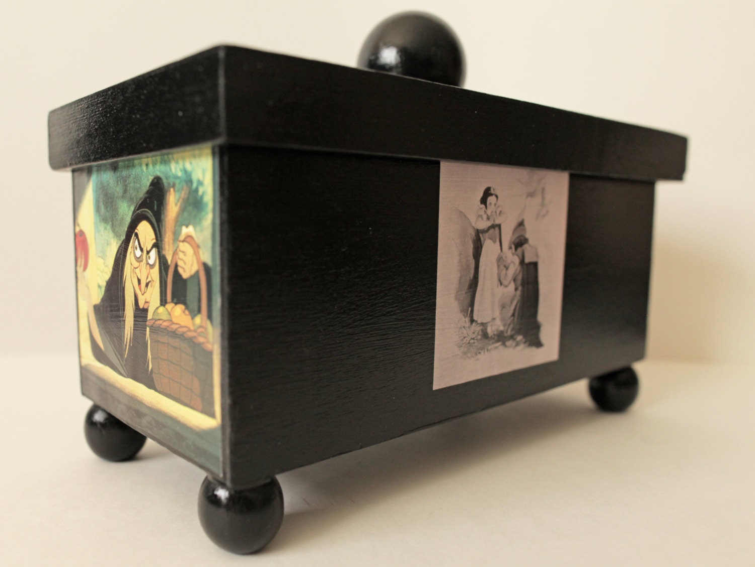 Snow White Wooden Box Etsy