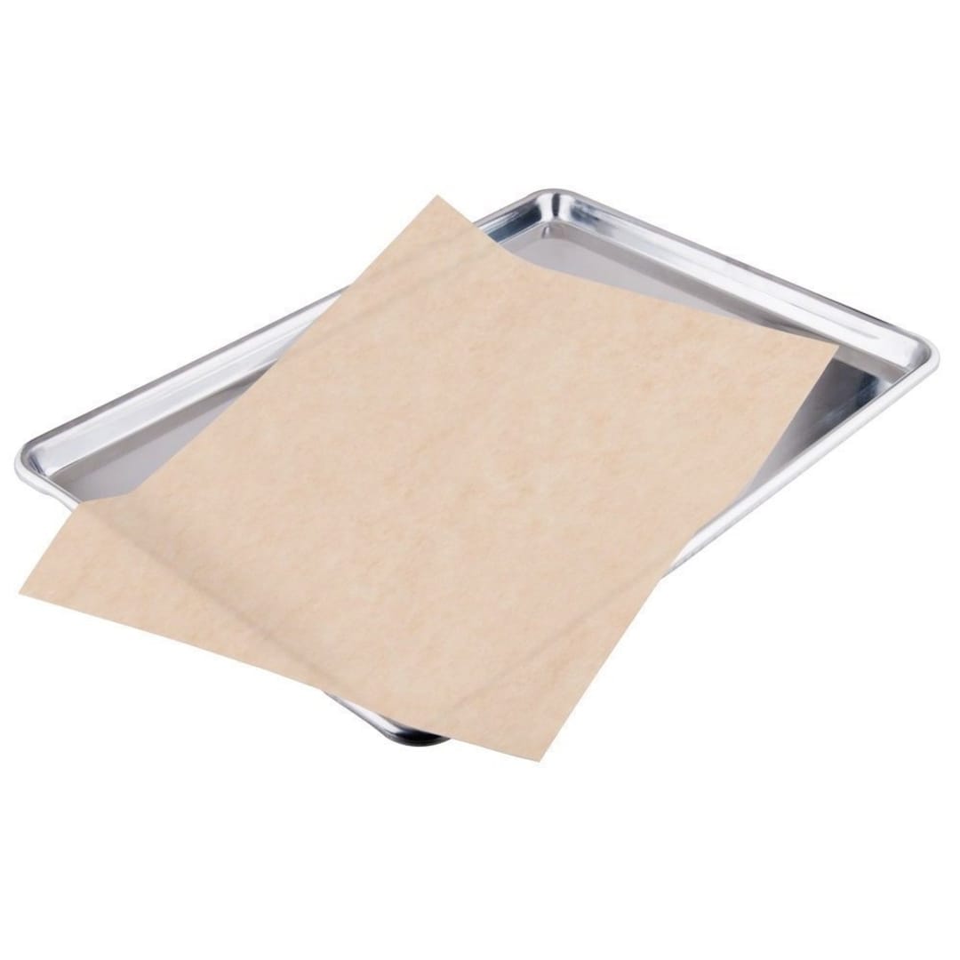 Dulytek 50-Sheet Unbleached 10 x 7 Pre-Cut Parchment Paper