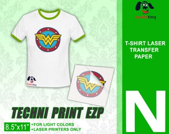 50 Sheets - Neenah Techni-Print EZP Laser Heat Transfer Paper - Iron On Transfer Paper 8.5 X 11"
