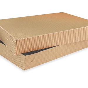 2-Piece Kraft Apparel Gift Boxes - 11 1⁄2 x 8 1⁄2 x 1 5⁄8&quot; -10 Pack