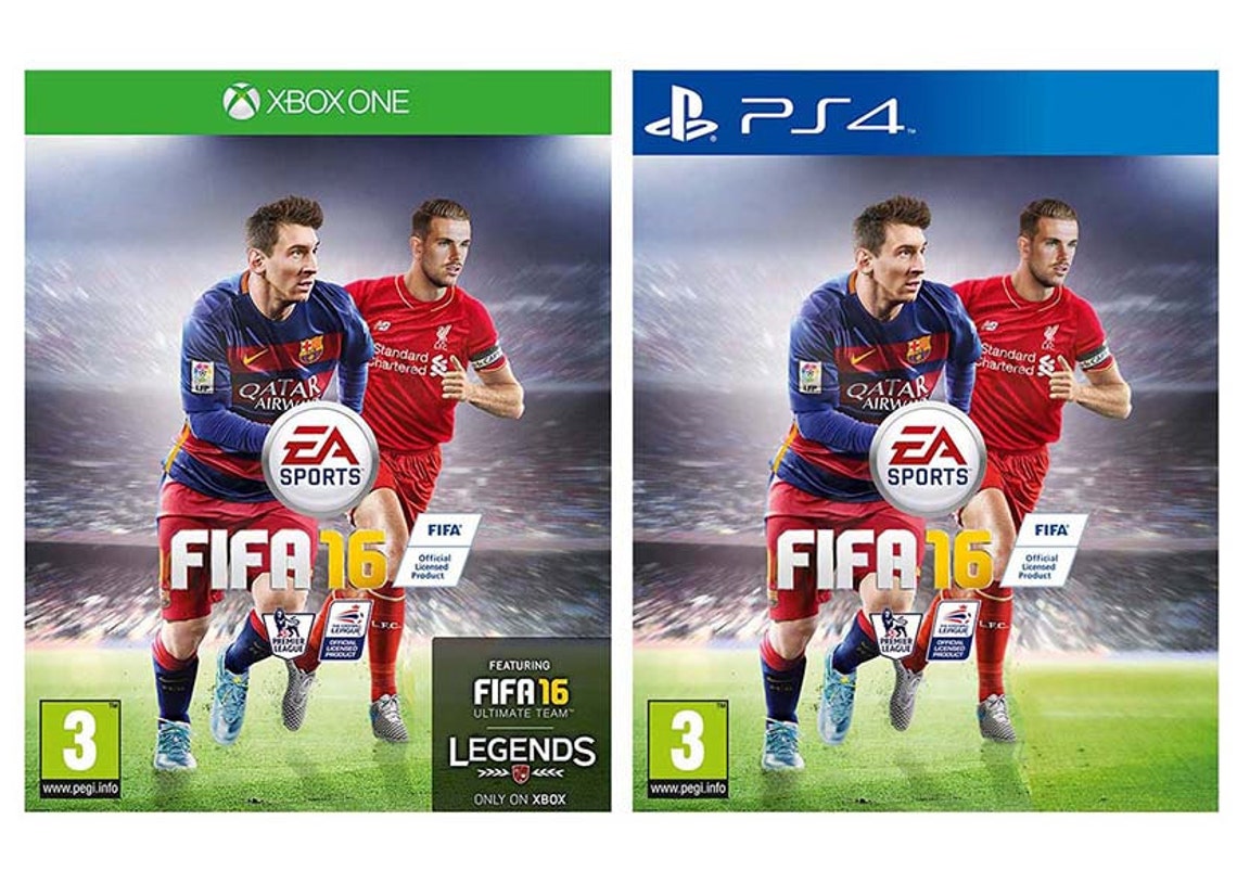 Fifa 16 Game Cover Cake Topper Edible Icing Etsy