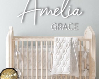 Nursery Name Sign | Baby Wood Name Sign | Wood Letters For Nursery | Custom Name Sign | Baby Name Sign | Personalized Wooden Name | Decor