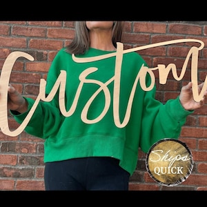 Custom Wood Words, Personalized Wood Wall Letters, Wedding Backdrop Sign, Any Custom Wording, Wood Name Sign, Wooden Custom Words Sign
