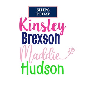Name Sticker for Camp Trunk, Back to School Name Stickers,  Water Bottle Decal, Personalized Decal Stickers, Vinyl Name stickers for cups