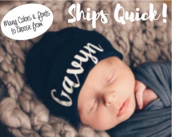 custom personalized newborn baby hats