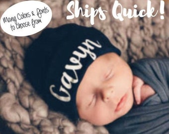 personalized infant caps