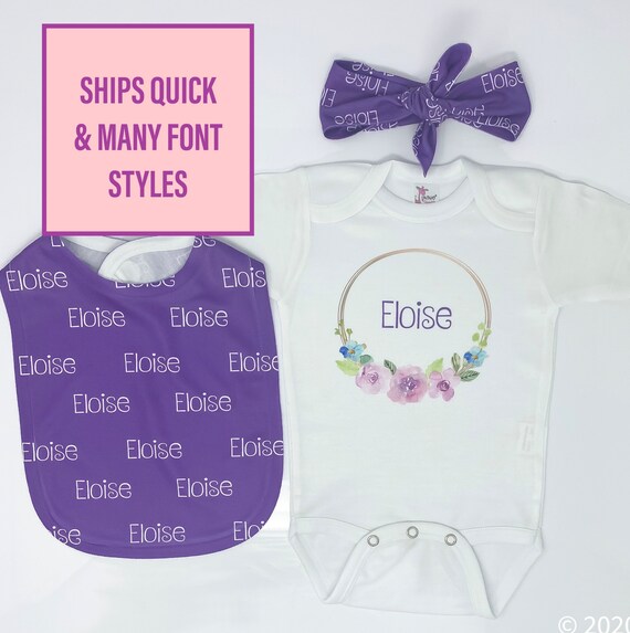 etsy personalized baby girl gifts