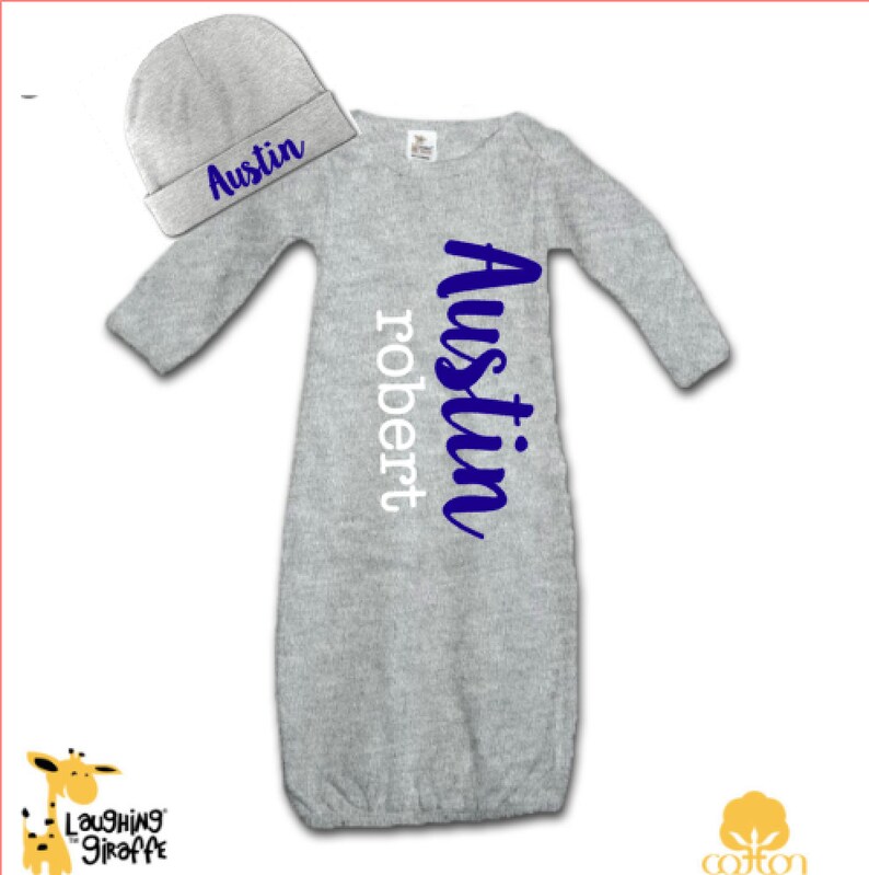 personalized newborn coming home outfit boy