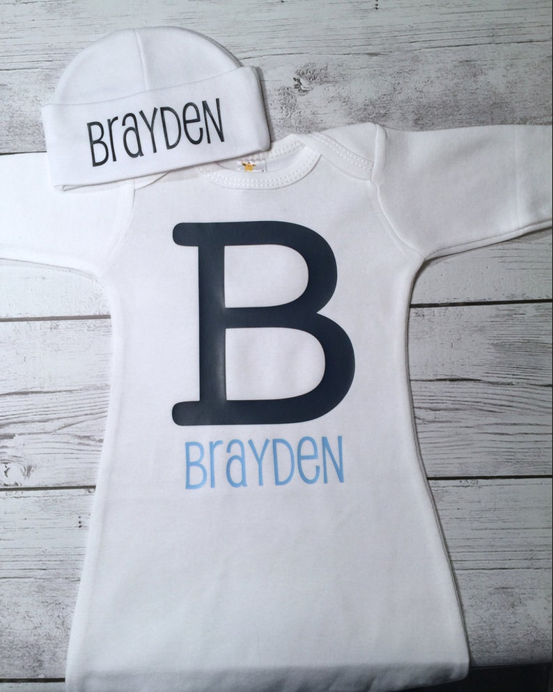 Personalized Baby Gift Set Personalized Baby Boy Clothes Etsy