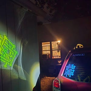 Rave Edm Dj Custom Glow In Dark Holographischer Vinyl Aufkleber Bild 11