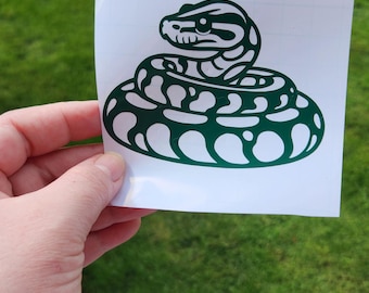Customizable Python Snake Vinyl Decal Sticker Car Laptop Journal