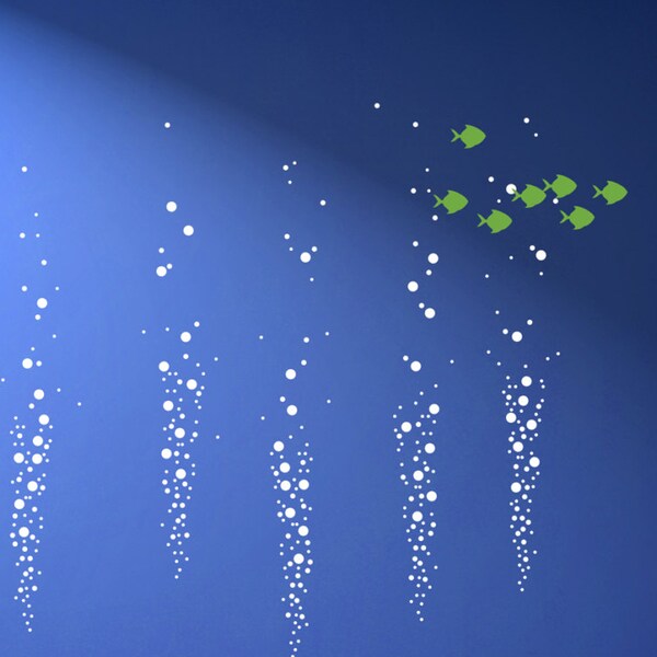 Bubbles Decal Etsy