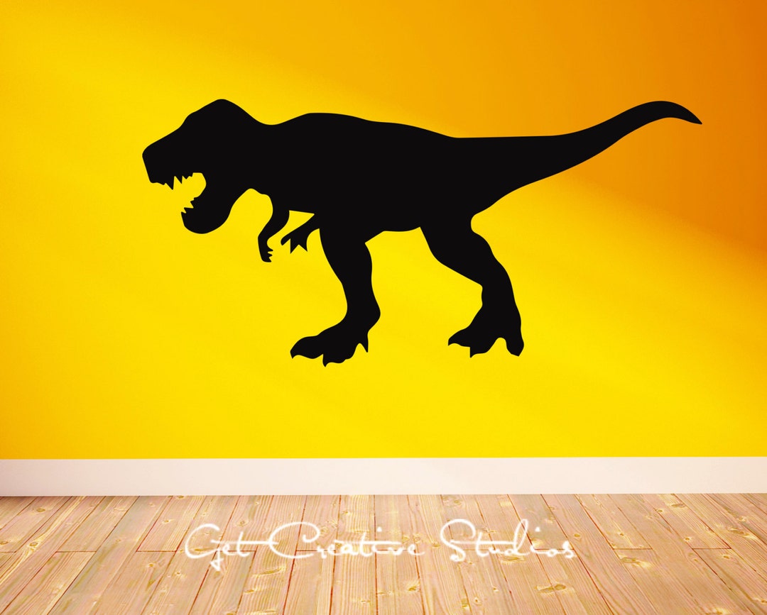 Dinosaur Wall Decal Large TREX TREX Wall Decal Kids Room Etsy