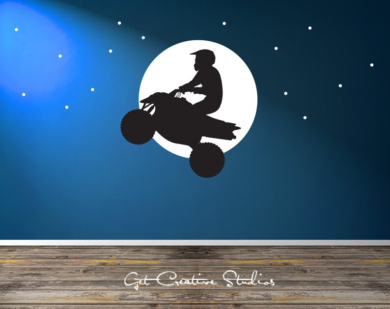 Off Road Decal Bike Wall Decal Four Wheeler Decal ATV Wall Etsy