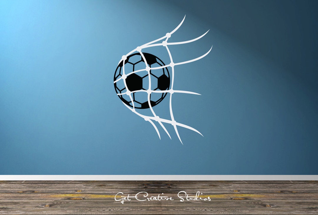 Soccer Ball Decal Soccer Decal Soccer Net Decal Soccer Goal Etsy