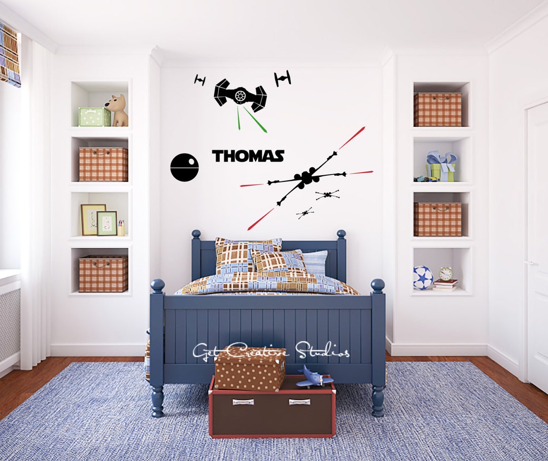 Star Wars Wall Decal Jedi Wall Decal Jedi Name Decal Luke Etsy