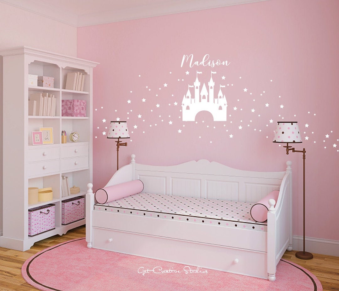 Castle Wall Decal Star Wall Decal Cinderella Wall Decal Etsy