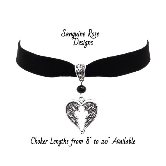 Horse in Heart Pendant Choker Necklace with Black Velveteen Cord Horse in Heart Pendant Choker Necklace with Black Velveteen Cord