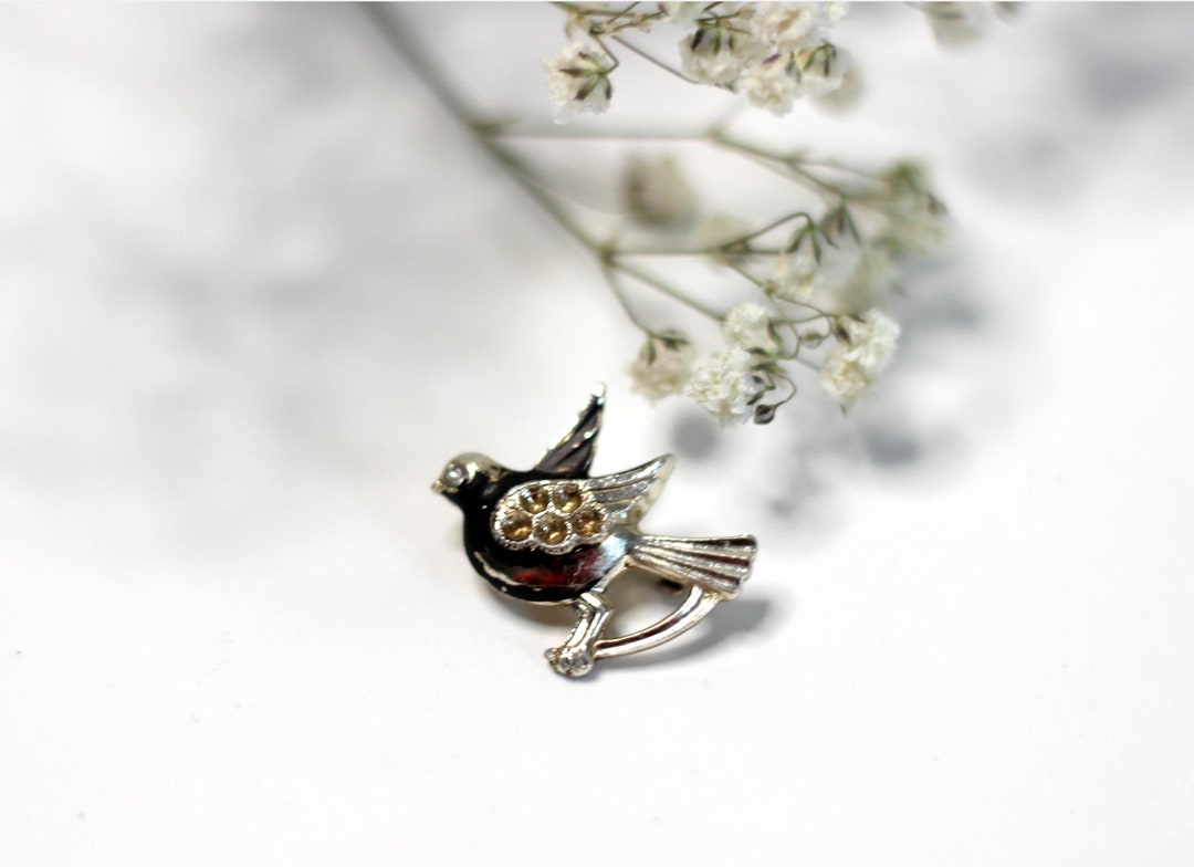Songbird Vintage Brooch